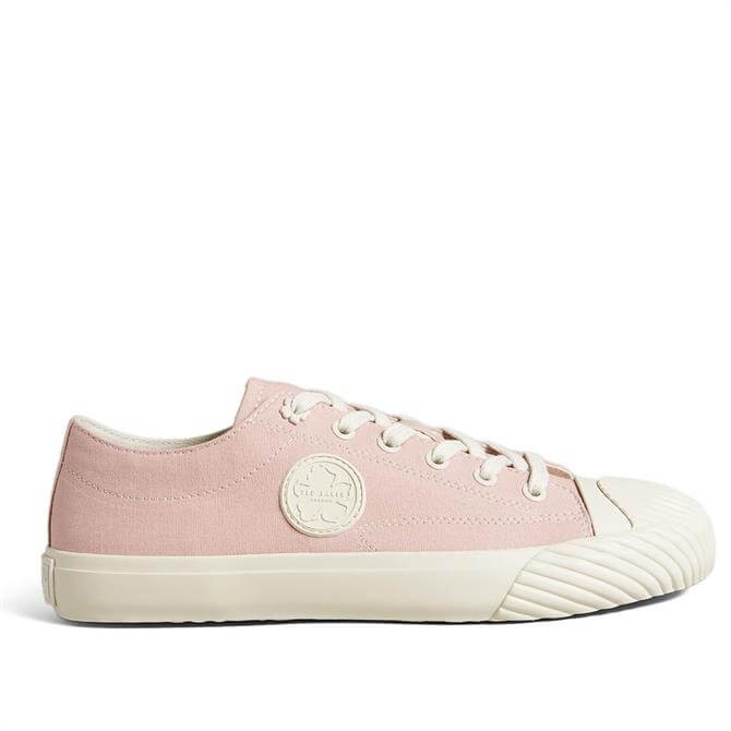 Ted Baker Tayni Dusty Pink Canvas Low Top Trainers